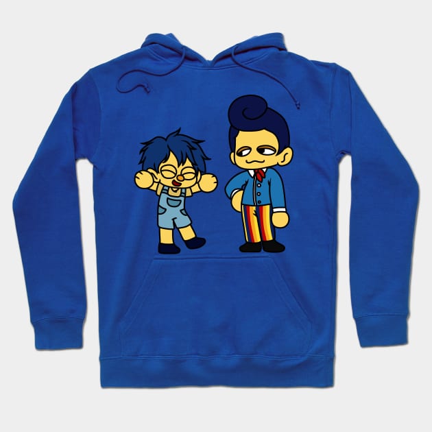 wally darling and yellow guy chibi Hoodie by LillyTheChibi